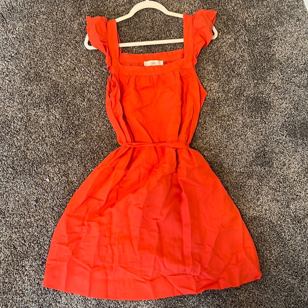 LOFT orange dress